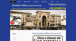 Desktop Screenshot of idraulico-milano-24ore.com